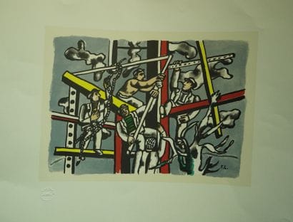 Fernand LÉGER (1881-1955), d’après
Les ouvriers...
