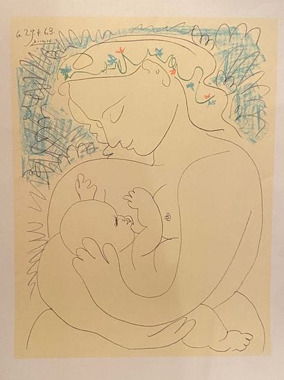 Pablo PICASSO (1881-1973), d’après
La Maternité,...