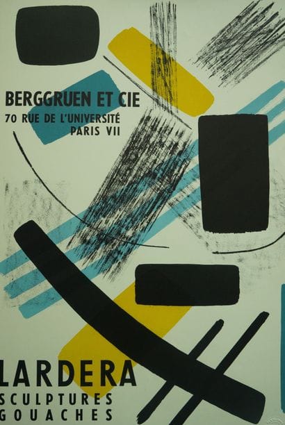 Affiche d’exposition, LARDERA, Sculptures...