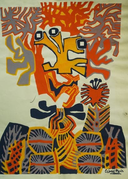 Gabriel PARIS (1924-2000)
Composition
Gouache...