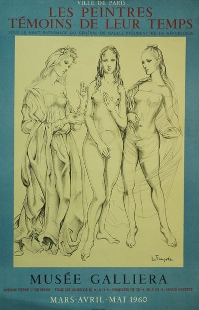 Réunion de deux affiches d’exposition.
....