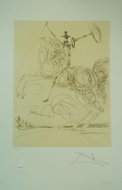Salvador DALI (1904-1989), d'après. 
Don...