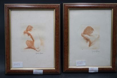 Alméry LOBEL-RICHE (1880 - 1950). Danseuses....