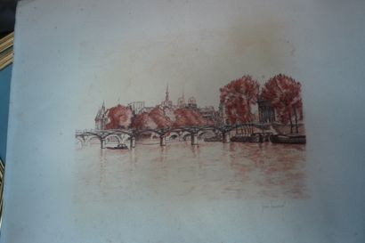 Ecole moderne. Canal du Loing ; Les Varennes...