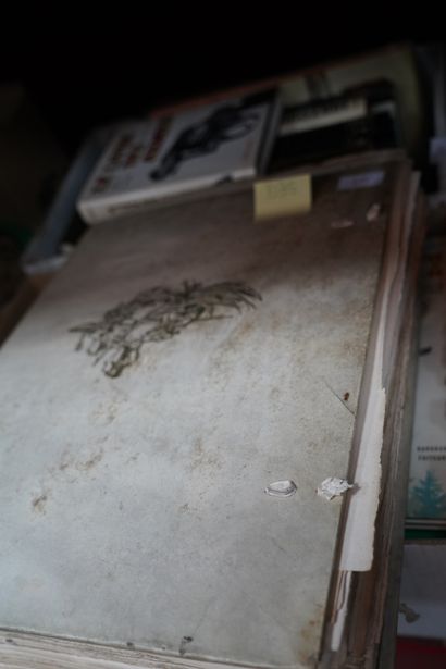 Réunion de BD, livres sur le thème des armes,...