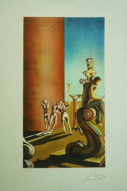 Salvador DALI (1904-1989), d'après. 
Le Rêve....
