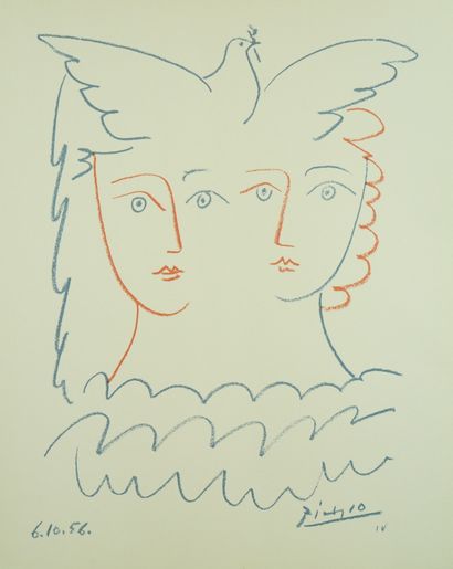 Pablo PICASSO (1881-1973), d’après
Colombe...