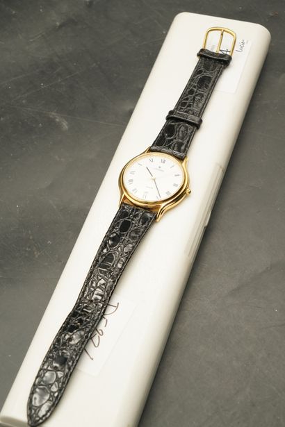 JUNGHANS, montre bracelet, métal doré, le...