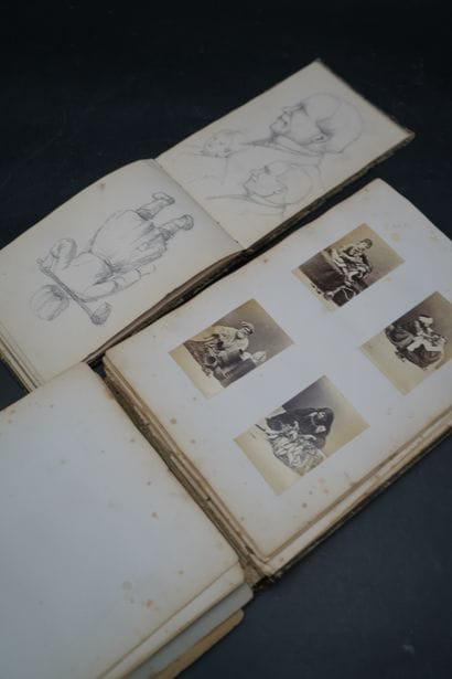 Ecole moderne. Réunion d'esquisses : Personnages,...