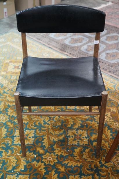NORMANN COPENHAGEN, Tabouret en bois naturel,...