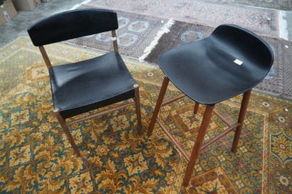 NORMANN COPENHAGEN, Tabouret en bois naturel,...