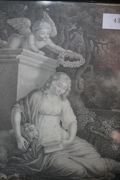 Réunion de gravures variées. En l'état.