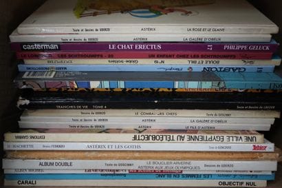 Réunion de BD diverses. En l'état.