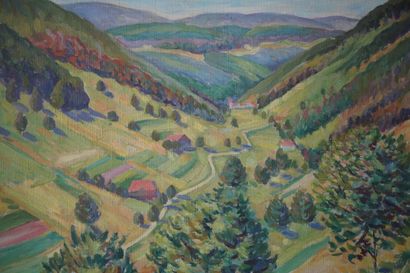 Réunion de tableaux comprenant : Maurice...