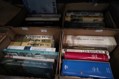 MARINE, réunion de livres sur le thème de...
