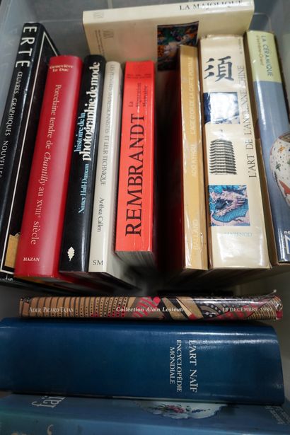 Réunion de livres Beaux-A rts, catalogues...