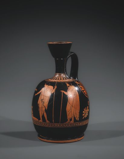 RED-FIGURED ARYBALLISQUE LEKYTHOS
Decorated...