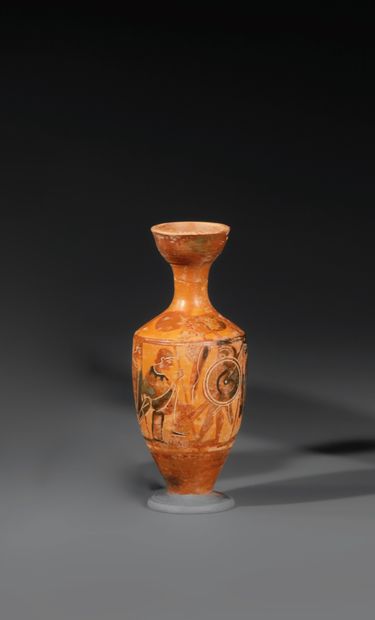 BLACK-FIGURE LEKYTHOS
The body decorated...