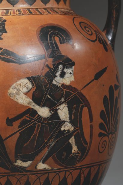 AMPHORA WITH BLACK-FIGURE NECK
Ornamented...