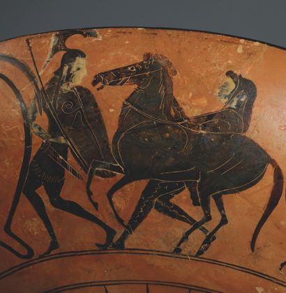 LARGE BLACK-FIGURE BOWL
Inner rims decorated...