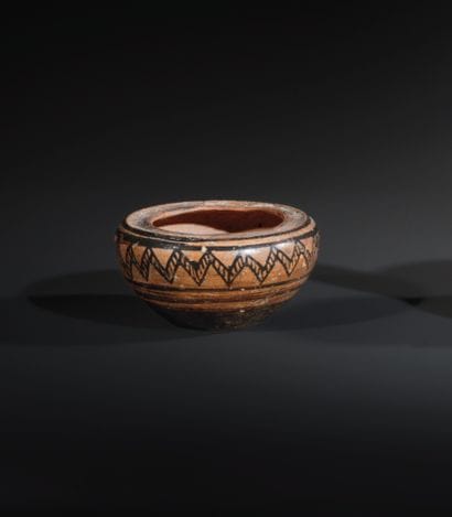 PYXIDE
Geometrically decorated with striated...