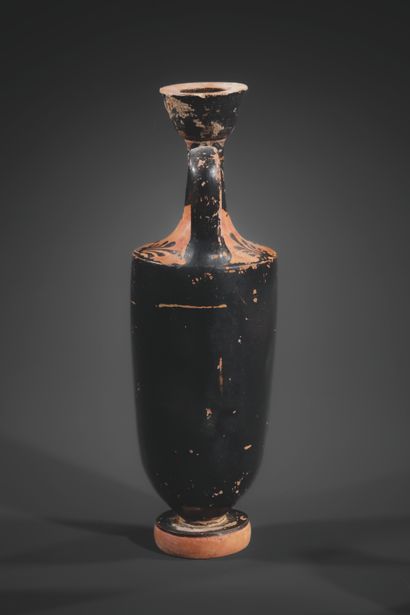 RED-FIGURE LEKYTHOS
The body decorated with...