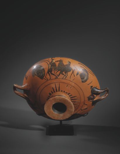 LARGE BLACK-FIGURE BOWL
Inner rims decorated...