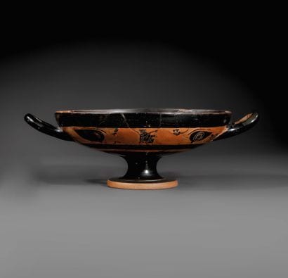 TYPE B ATTIC BANDED BOWL WITH BLACK FIGURES
The...