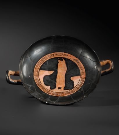 RED-FIGURE KYLIX
The tondo adorned with a...