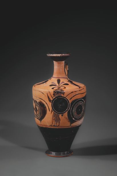 BLACK-FIGURE LEKYTHOS
The body decorated...