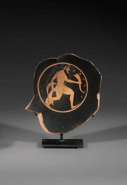 FRAGMENTARY RED-FIGURE KYLIX
The tondo adorned...