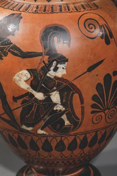AMPHORA WITH BLACK-FIGURE NECK
Ornamented...