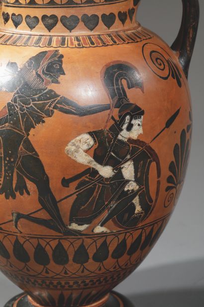 AMPHORA WITH BLACK-FIGURE NECK
Ornamented...