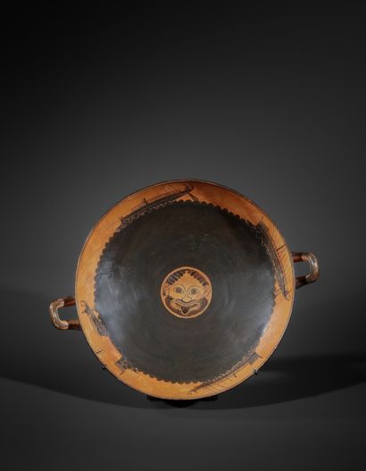 LARGE BLACK-FIGURE BOWL
Inner rims decorated...