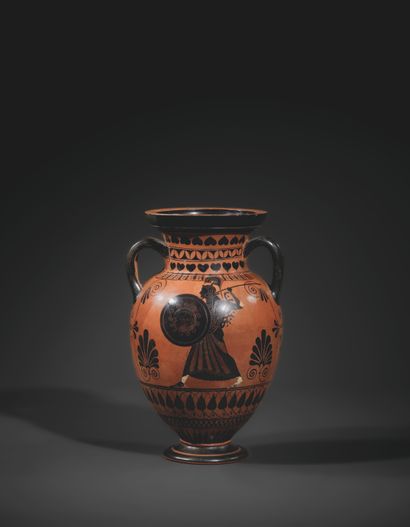 AMPHORA WITH BLACK-FIGURE NECK
Ornamented...