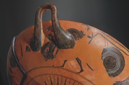 LARGE BLACK-FIGURE BOWL
Inner rims decorated...