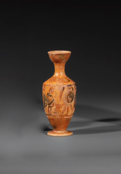 BLACK-FIGURE LEKYTHOS
The body decorated...