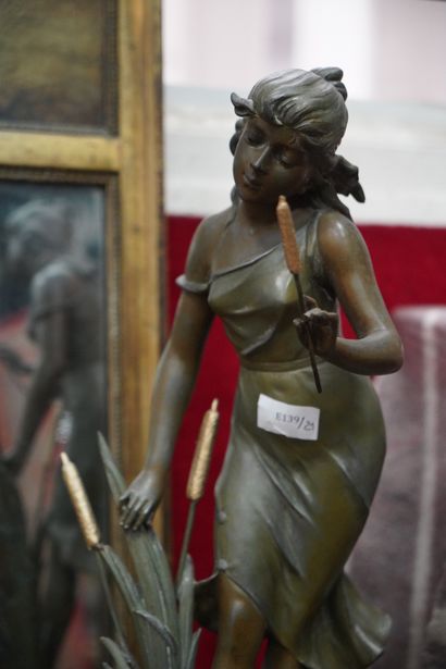 D'après W. HERING
Jeune fille aux roseaux
Epreuve...