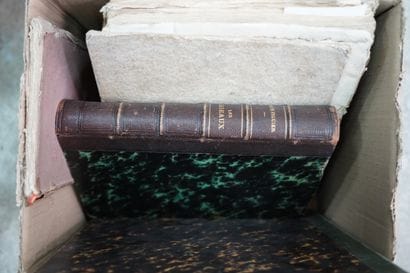 Réunion de volumes reliés XVIIIe et XIXe...