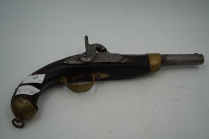 Pistolet, la platine gravée manufacture royale...