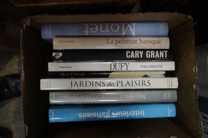 Réunion de livres Beaux-Arts, livres reliés...