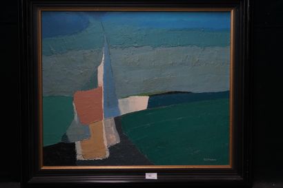 Gilbert CONAN (né 1951). Composition abstraite....