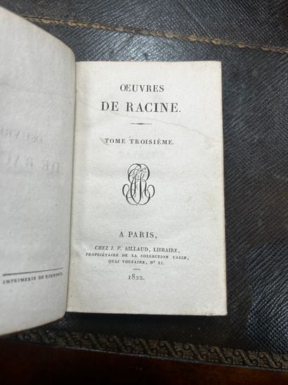 Réunion de volumes reliés XVIIIe et XIXe...