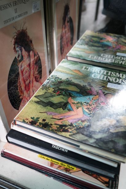 EROTICA.
Réunion de livres dont : L'érotisme...