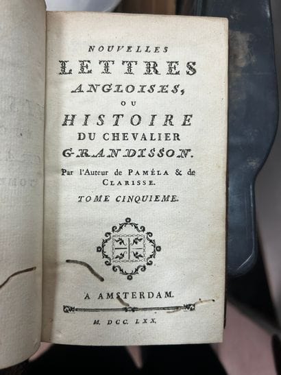 Réunion de volumes reliés XVIIIe et XIXe...