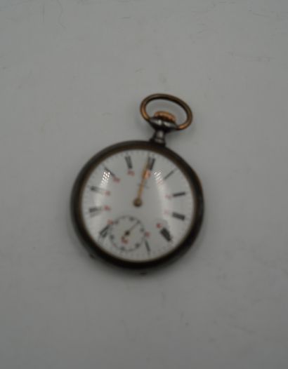 OMEGA, montre de gousset en métal, le cadran...