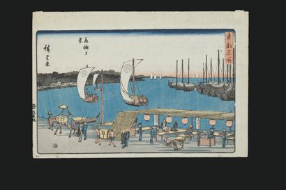 UTAGAWA HIROSHIGE (1797-1858)
Two oban yoko-e...