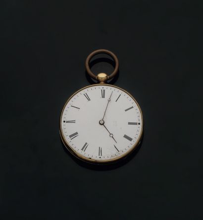 POCKET WATCH
750 thousandths yellow gold,...