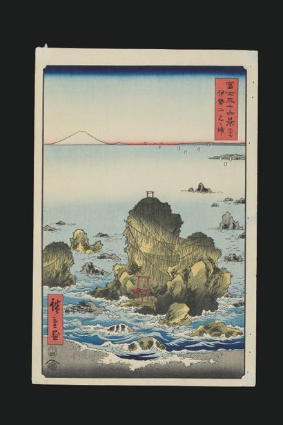 REUNION OF RETIREES
. AFTER UTAGAWA HIROSHIGE...
