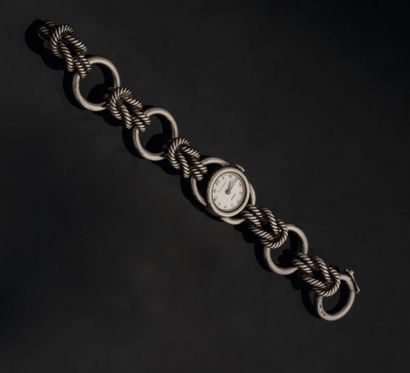 JAEGER LECOULTRE FOR HERMES
LADIES' WRISTWATCH
Silver...